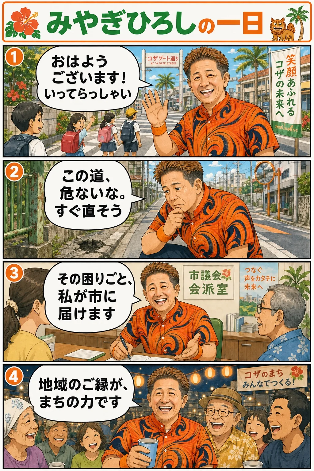 みやぎひろしの一日